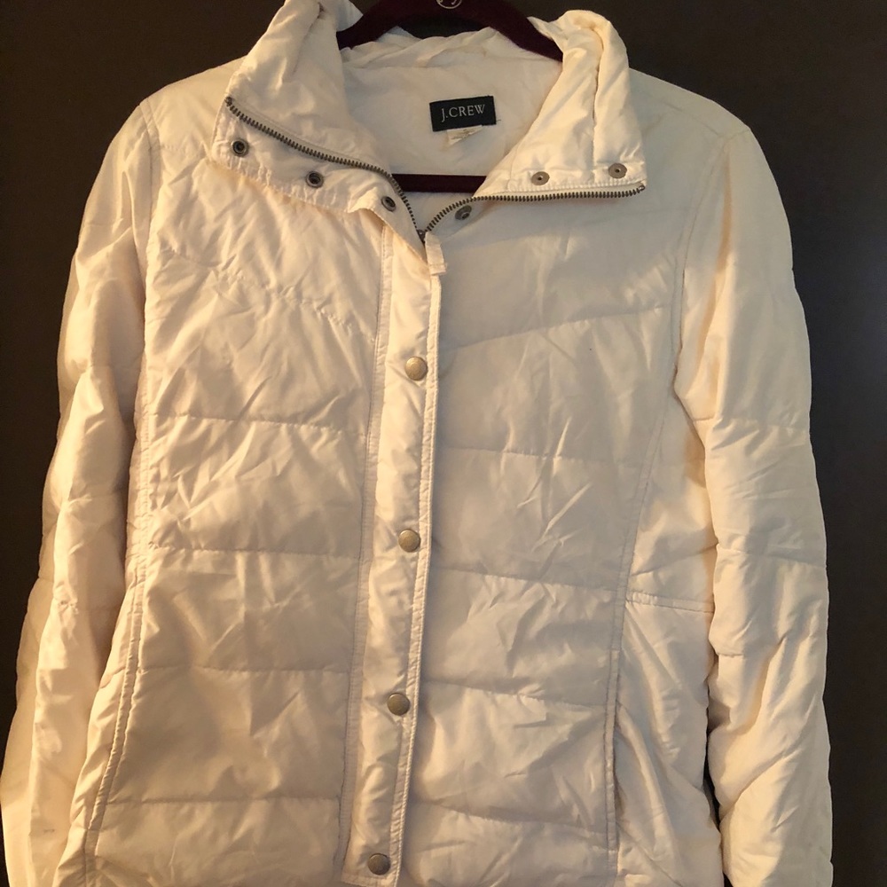 J. Crew Cream Utility Jacket